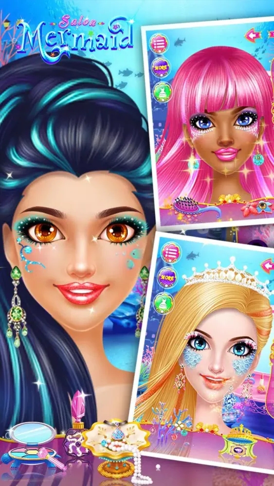 تصاویر Mermaid Makeup Salon
