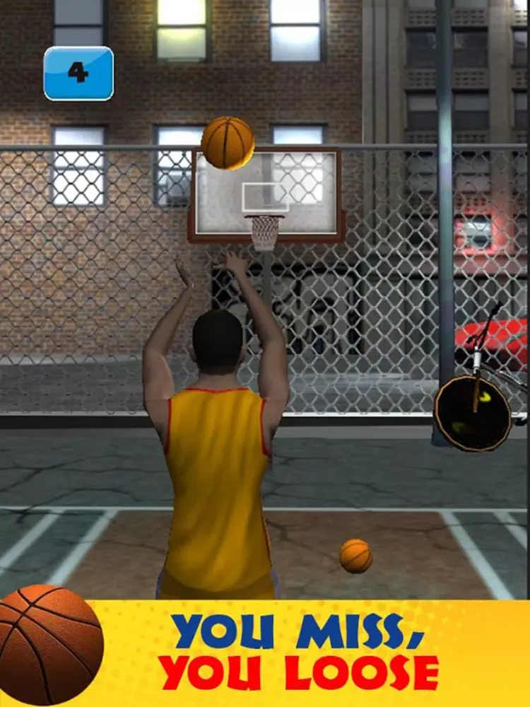ภาพหน้าจอของ Real Street BasketBall Dude 3D iPad 