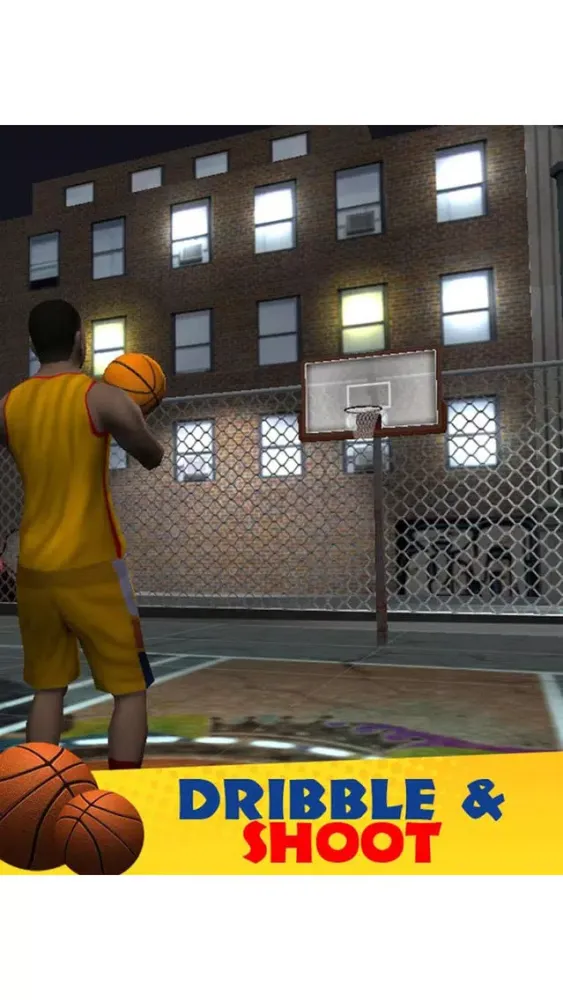 ภาพหน้าจอของ Real Street BasketBall Dude 3D