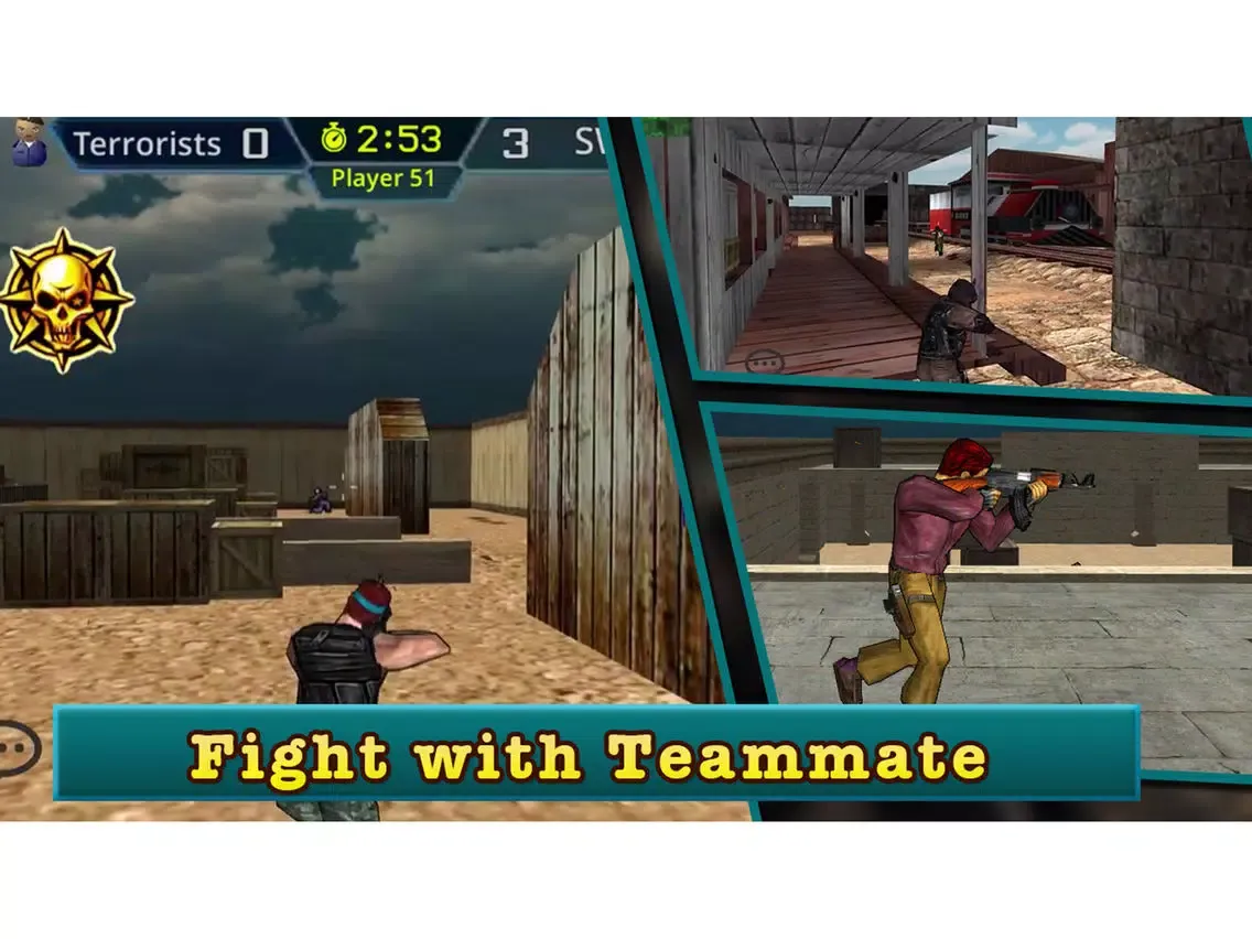 Sniper Shoot ANTI Terrorist FPS Online iPad  Screenshots