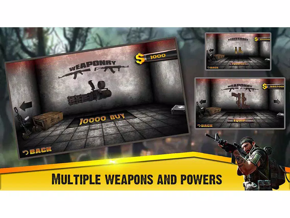 Captures d'écran de Run and kill zombie iPad 