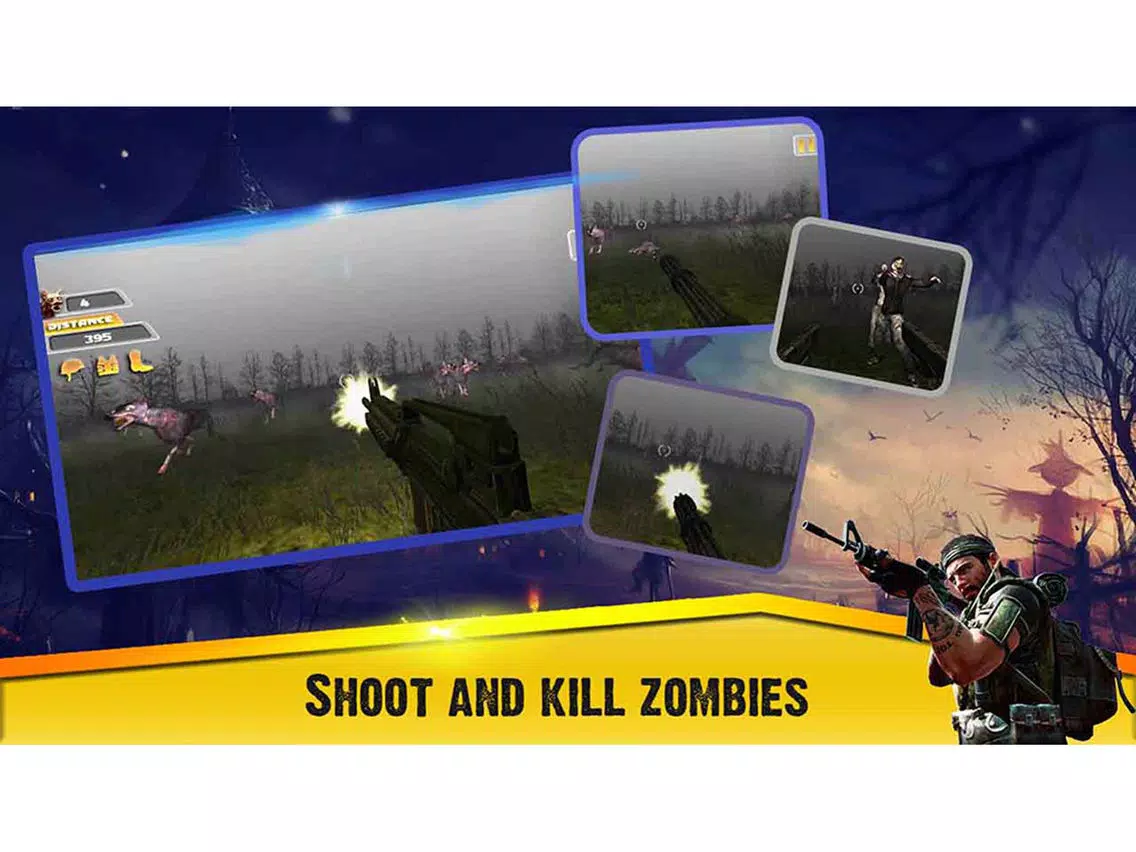 Captures d'écran de Run and kill zombie iPad 