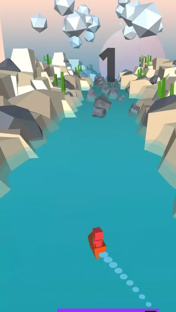 Capturas de pantalla de Blocky Magic River - New Minimalist Game