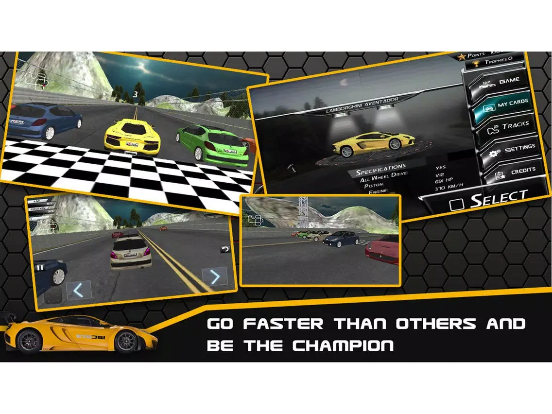 Tangkapan skrin Real Car Racing Of Champions 3D iPad 