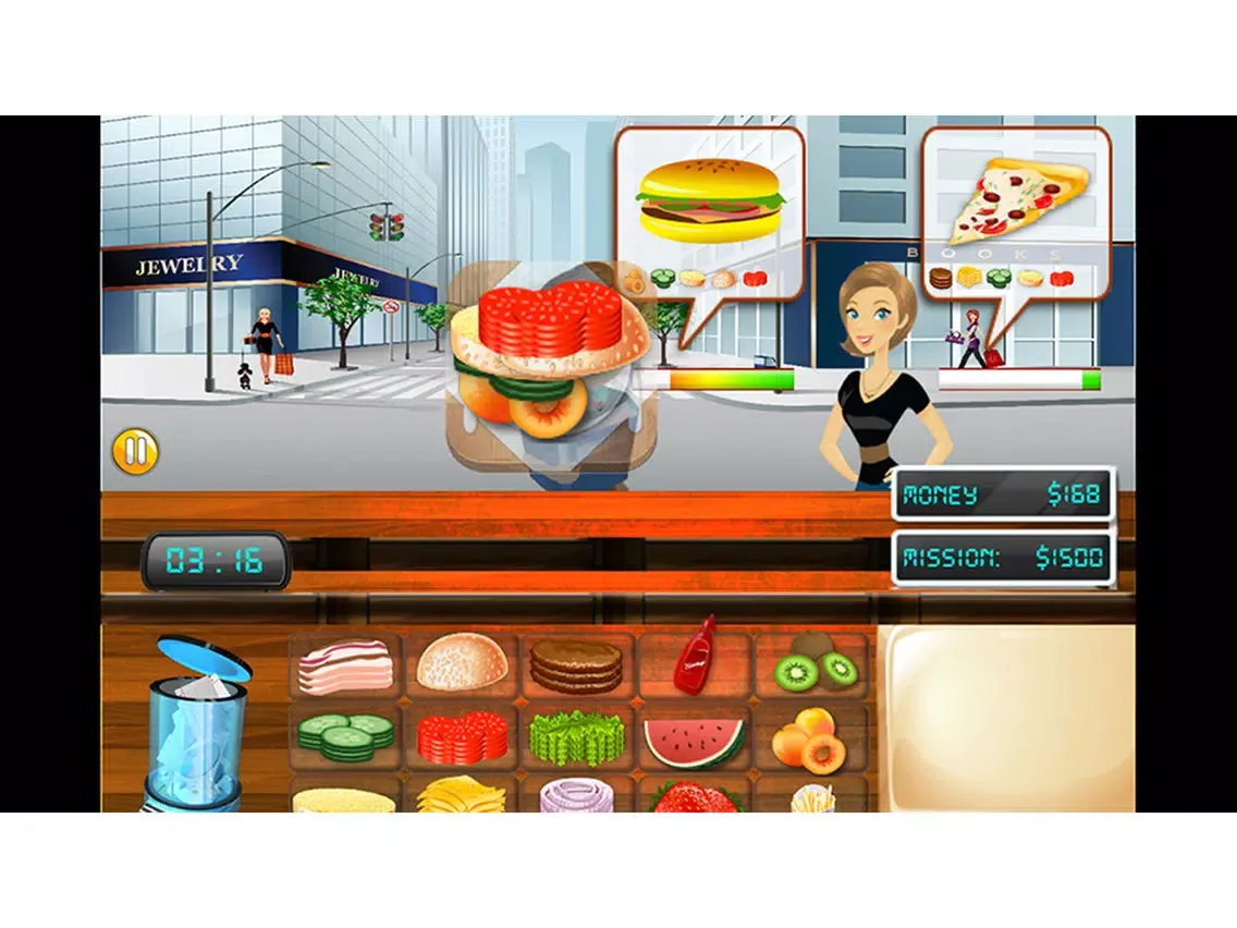 Tangkapan skrin Resttaurant Coooking iPad