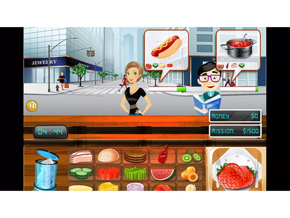 Tangkapan skrin Resttaurant Coooking iPad