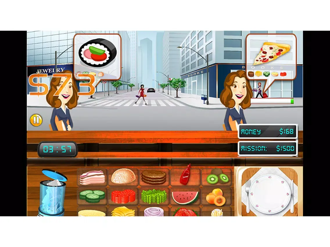 Tangkapan skrin Resttaurant Coooking iPad