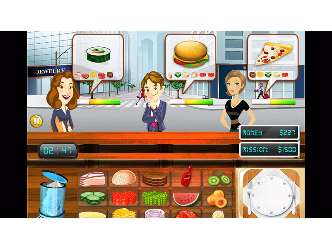 Tangkapan skrin Resttaurant Coooking iPad