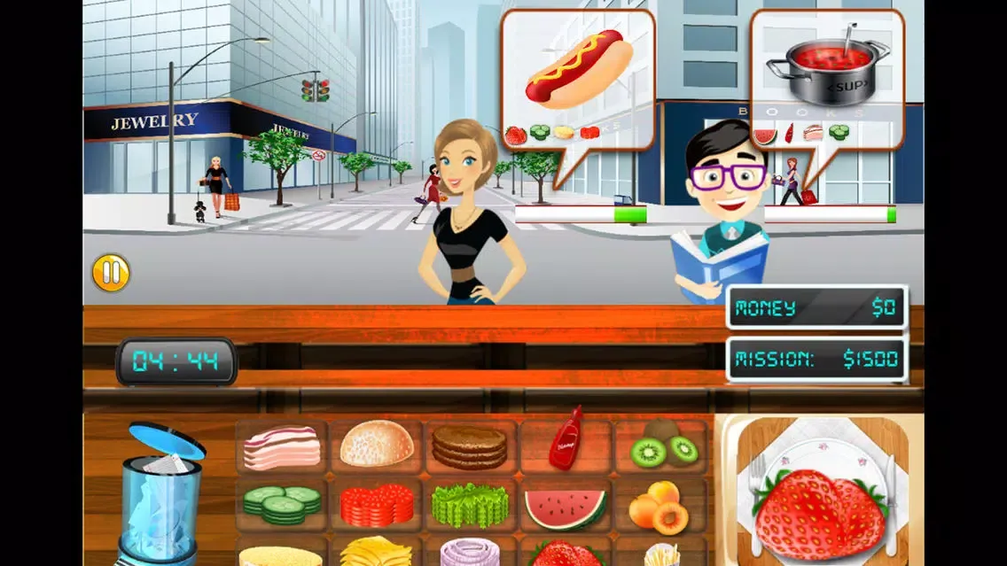 Tangkapan skrin Resttaurant Coooking