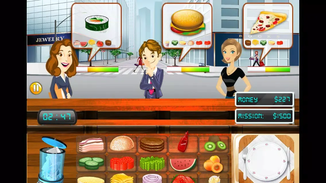 Tangkapan skrin Resttaurant Coooking