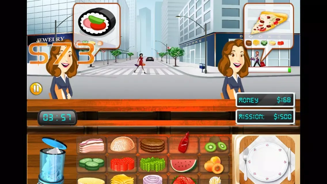 Tangkapan skrin Resttaurant Coooking