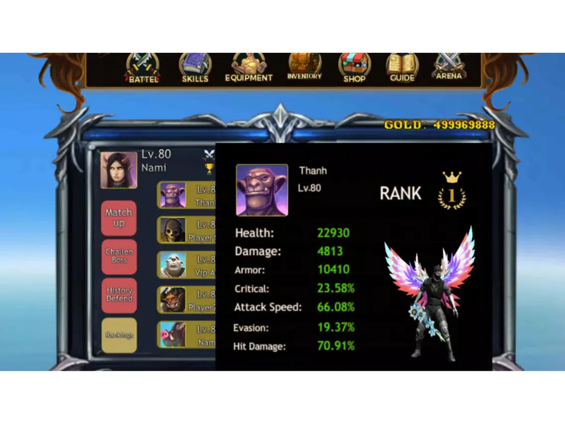Ảnh chụp màn hình của RPG Ninja Warrior Quest iPad 