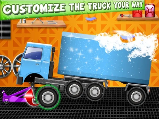 Trucks Car Wash & Fixing Games iPad  スクリーンショット