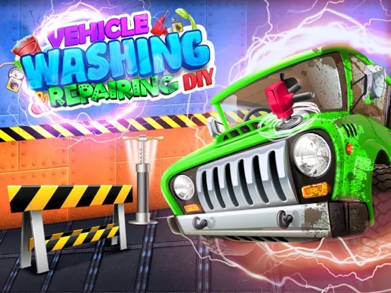 Trucks Car Wash & Fixing Games iPad  スクリーンショット
