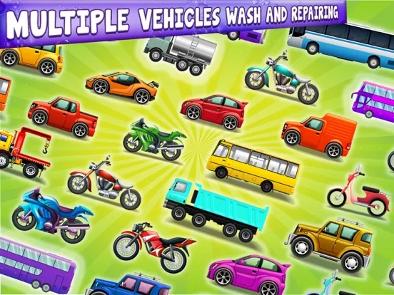 Trucks Car Wash & Fixing Games iPad  スクリーンショット
