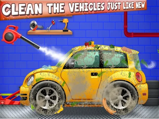 Trucks Car Wash & Fixing Games iPad  スクリーンショット