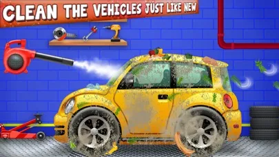 Trucks Car Wash & Fixing Games スクリーンショット