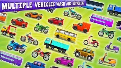 Trucks Car Wash & Fixing Games スクリーンショット