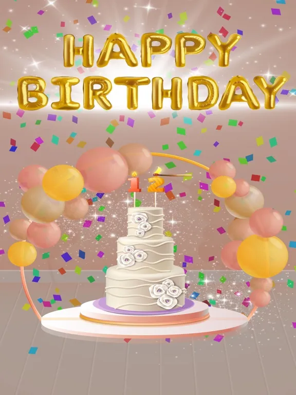 Capturas de tela do DIY Birthday Cakes Baking Game iPad 