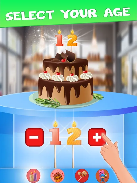 Capturas de tela do DIY Birthday Cakes Baking Game iPad 