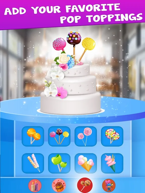 Capturas de tela do DIY Birthday Cakes Baking Game iPad 