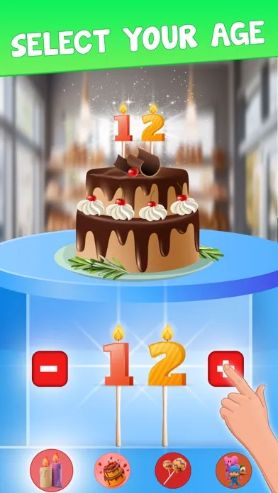Capturas de tela do DIY Birthday Cakes Baking Game