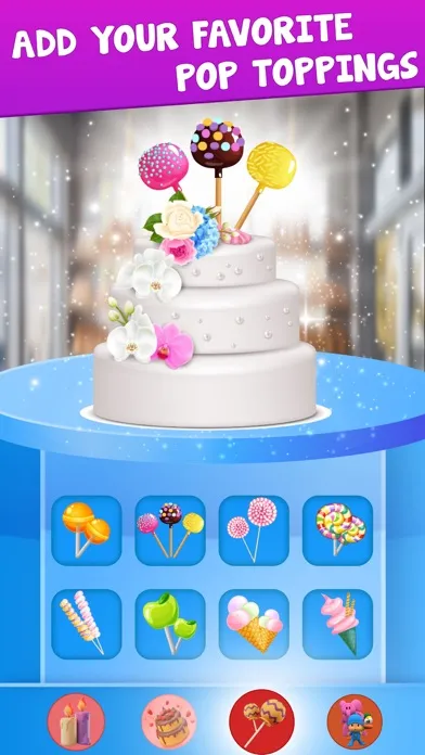 Capturas de tela do DIY Birthday Cakes Baking Game