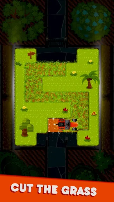 Lawn Mowing Cutting grass game應用截圖
