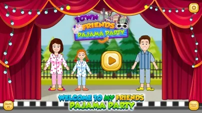 Ảnh chụp màn hình của My friend’s town pajama party