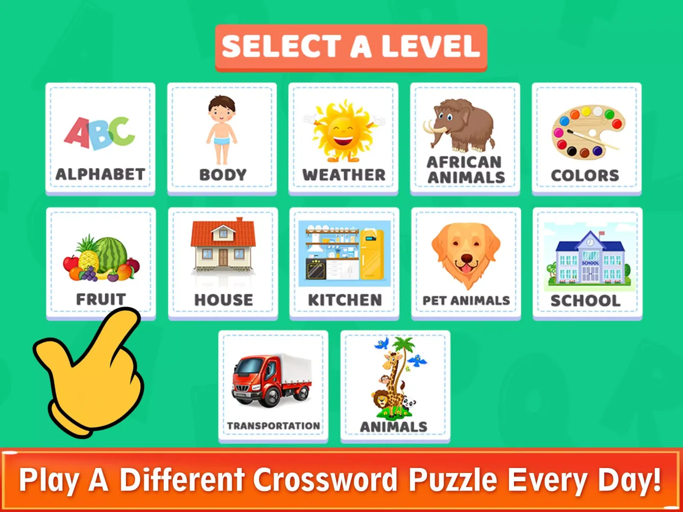 Скриншоты Kids Crossword Puzzles