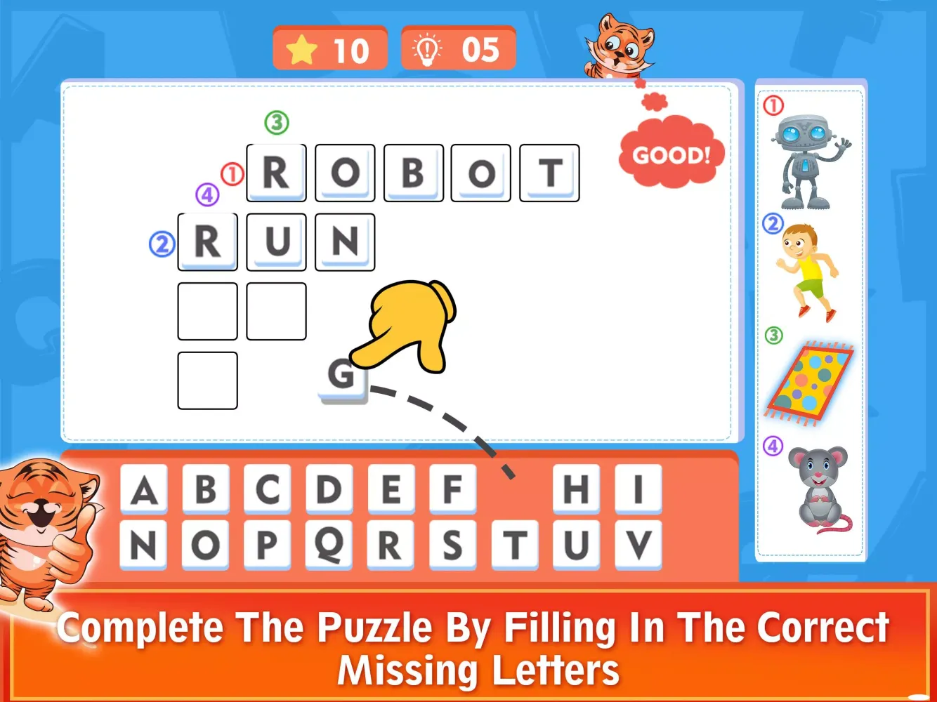 Скриншоты Kids Crossword Puzzles