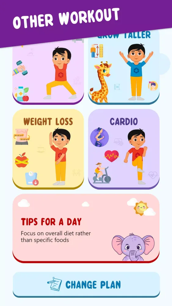 تصاویر Kids Workout