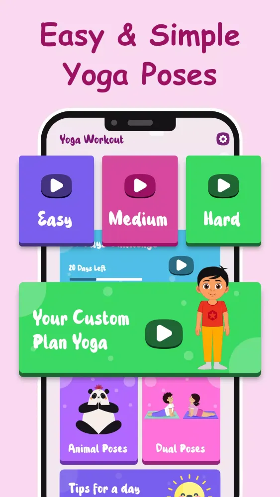 Yoga for kids workout Screenshots