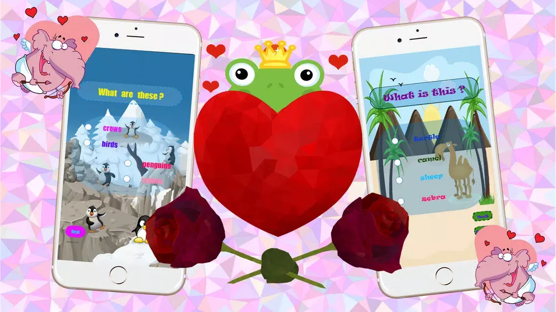 english animals & numbers question games for kids Screenshots