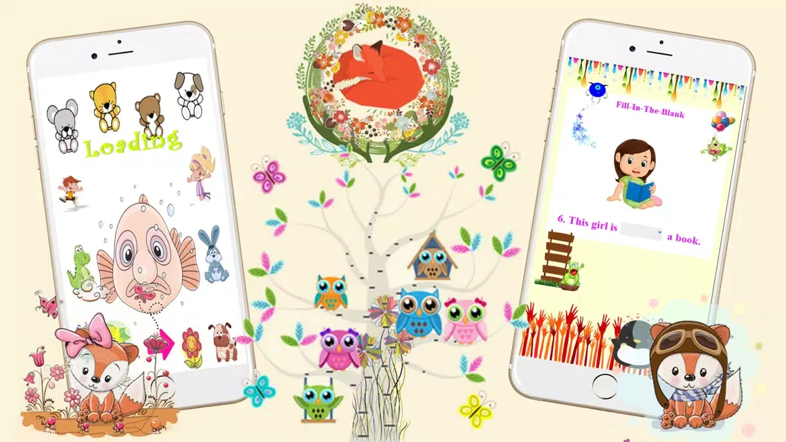 Capturas de tela do fill in the blank is easy game to learn english