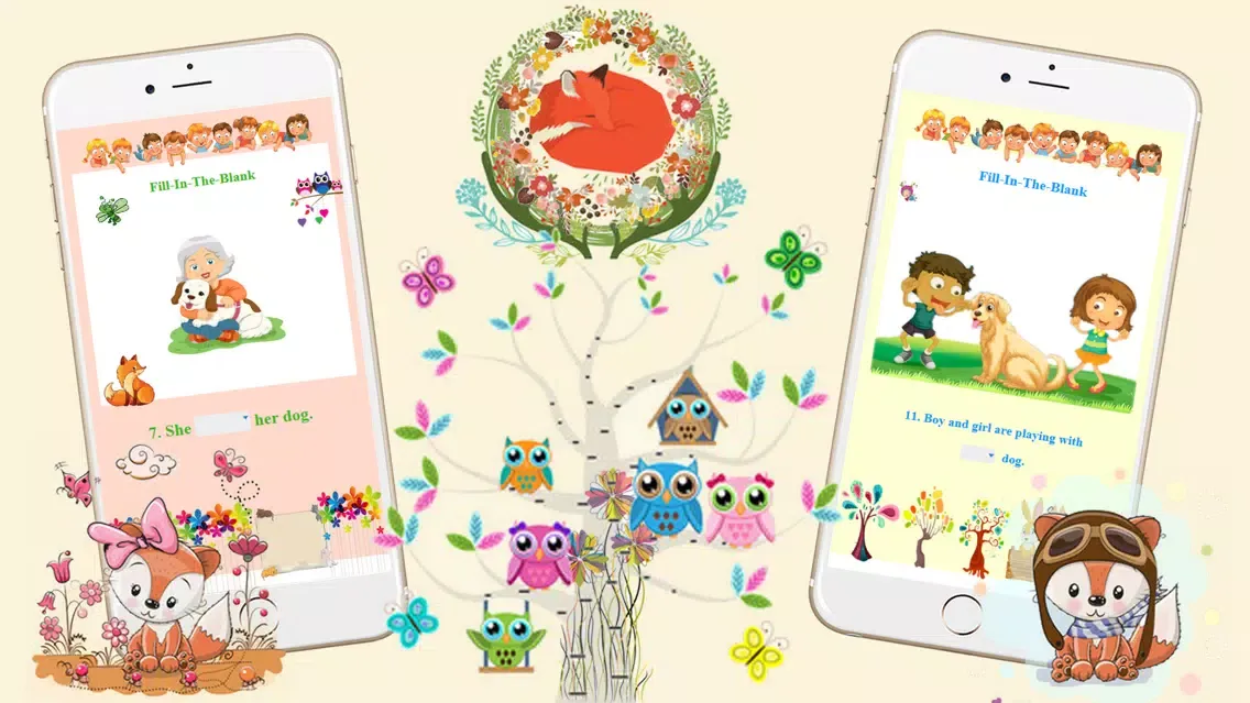 Capturas de tela do fill in the blank is easy game to learn english