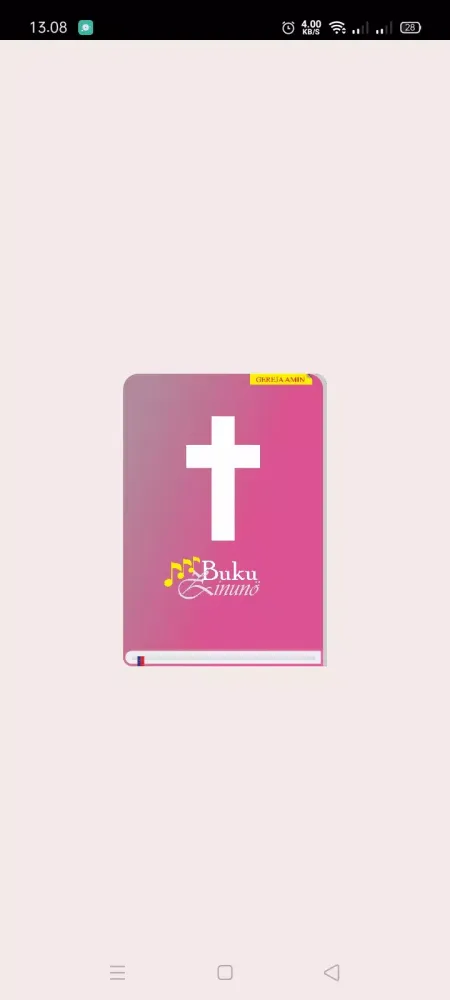 Tangkapan layar Buku Zinuno Gereja AMIN