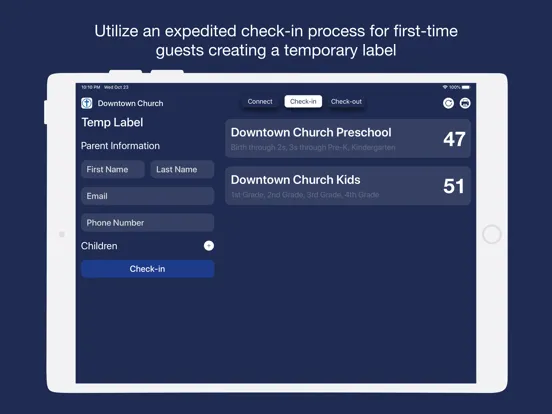 Culminate - Check-in Portal iPad  سکرین شاٹس
