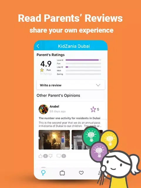 Kidzapp - Family Activities Screenshots