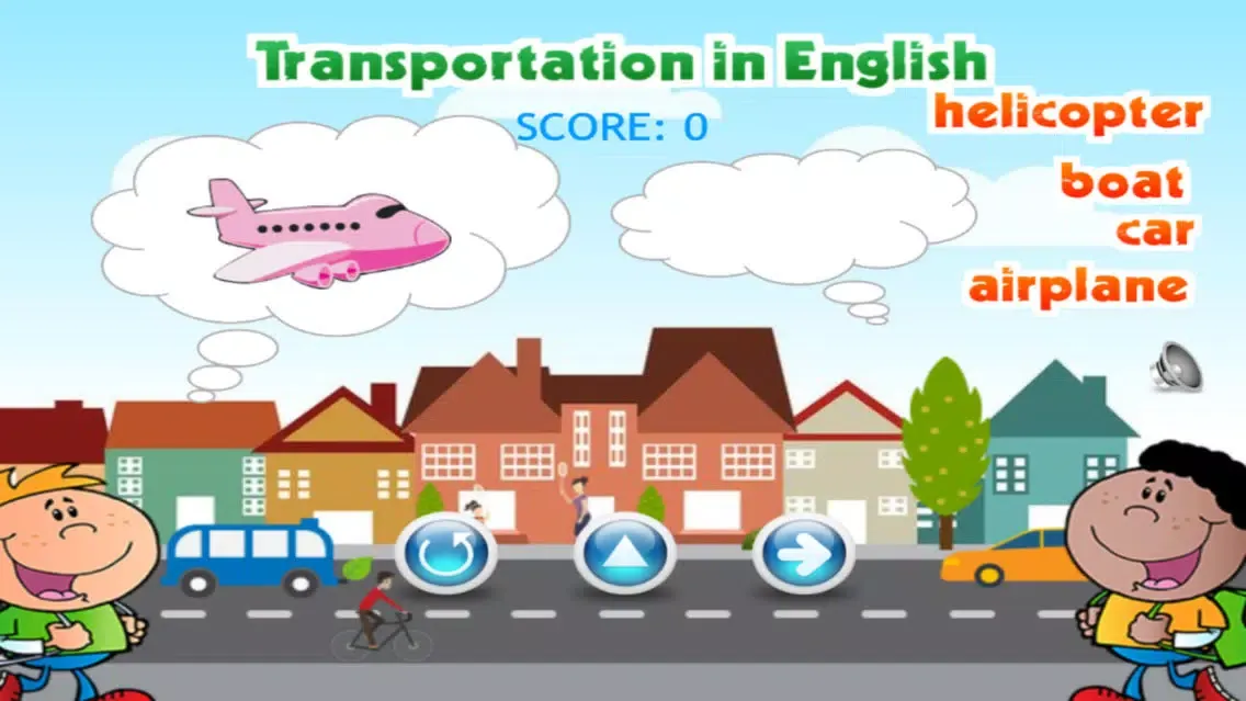 Captures d'écran de Transportation English For Kids
