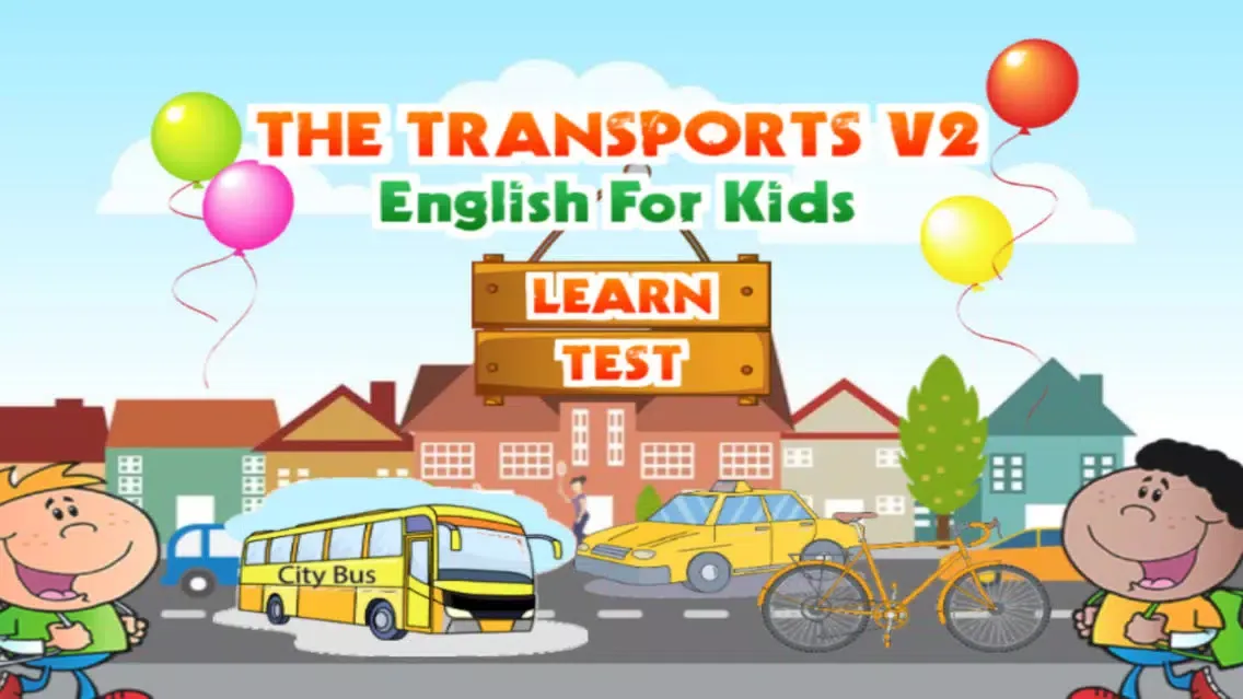 Capturas de tela do Transports V2 English For Kids