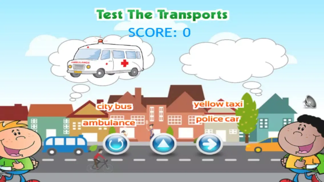 Capturas de tela do Transports V2 English For Kids