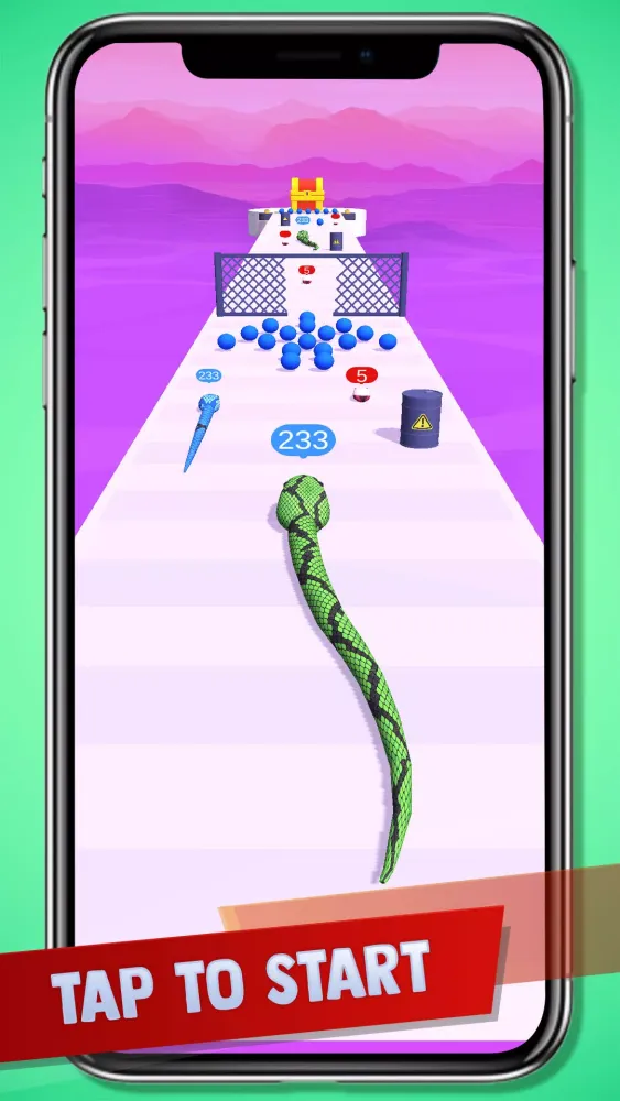 Capturas de pantalla de Crazy Snake Rush