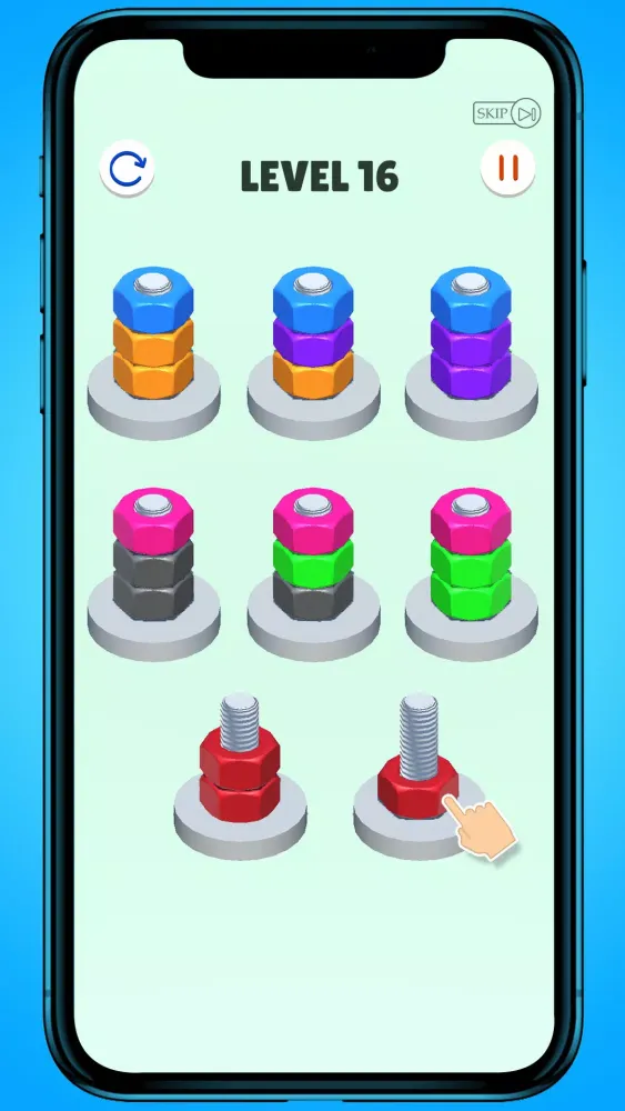 Nuts & Bolts Color Sort Puzzle スクリーンショット