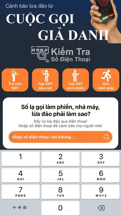 Capturas de tela do Kiểm Tra Số Điện Thoại