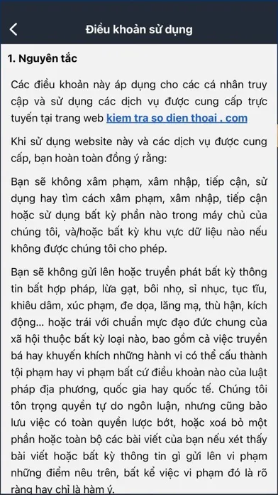 Capturas de tela do Kiểm Tra Số Điện Thoại