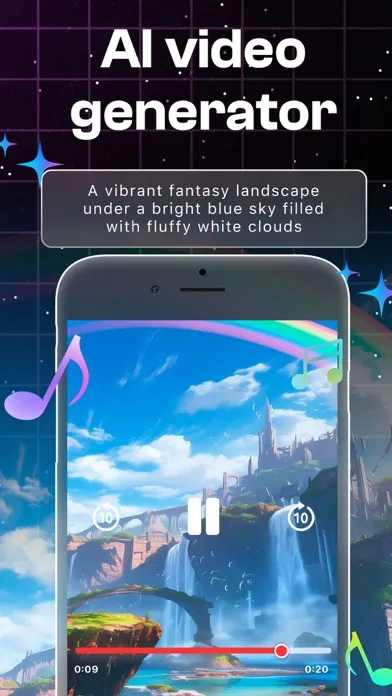 Capturas de pantalla de AI Video Generator: AI Dreamer