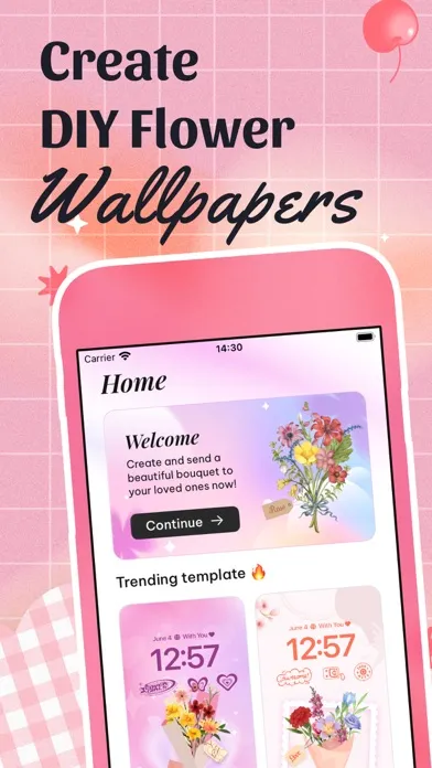 Zrzuty ekranu DIY Flower Language Keyboard