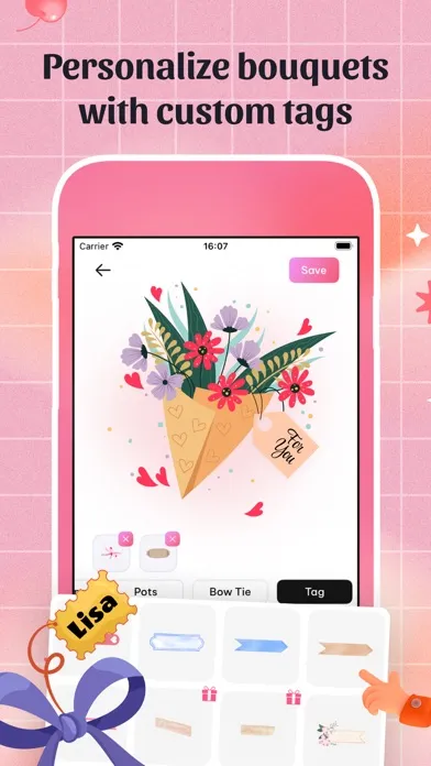 Zrzuty ekranu DIY Flower Language Keyboard