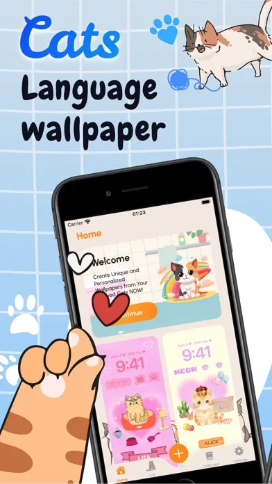 DIY Cat Language Wallpaper应用截图